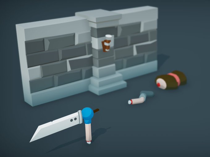 screenshot of wall in unity